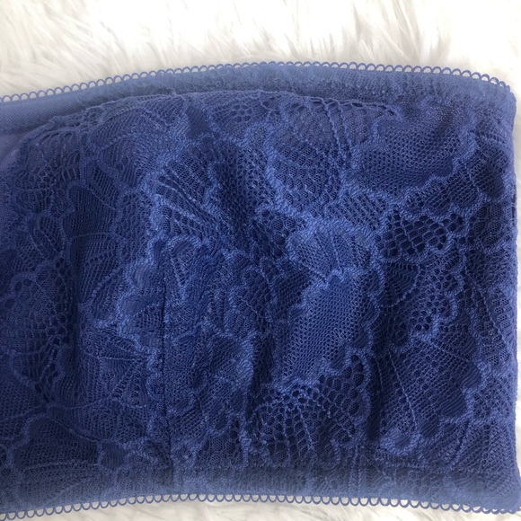 Intimately Free People Blue Malinda Bandeau Bra - Picture 10 of 12